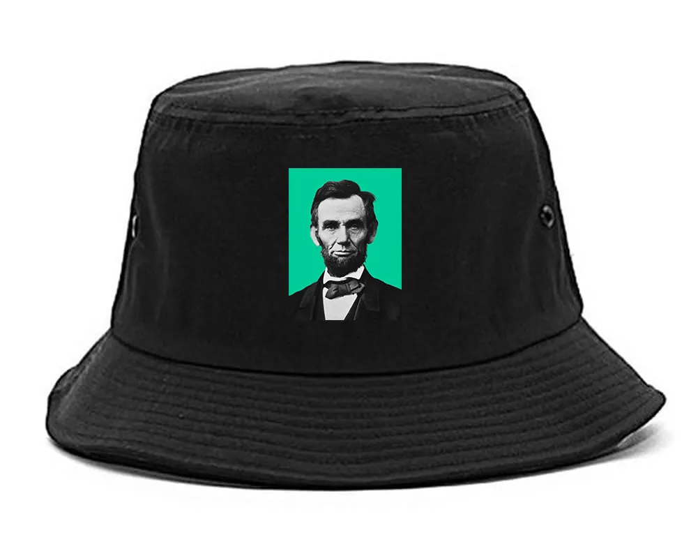 Abraham Lincoln Portrait Mens Bucket Hat