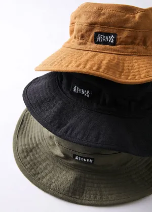 Afends Unisex Torched - Hemp Bucket Hat - Honey