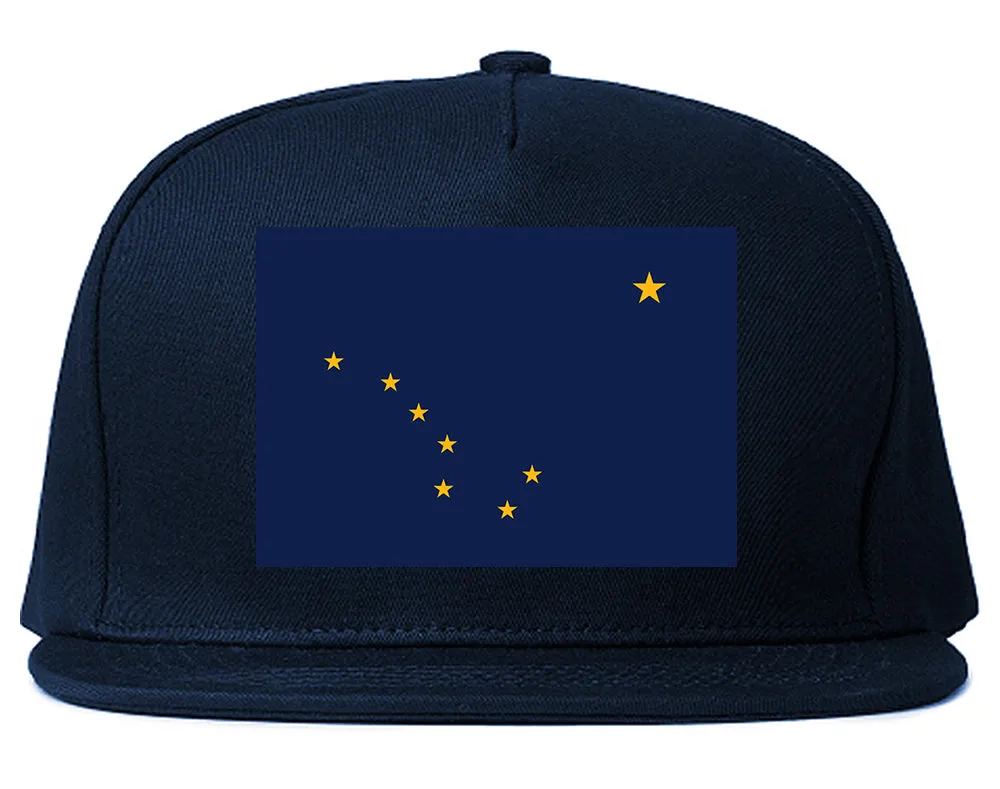 Alaska State Flag AK Chest Mens Snapback Hat