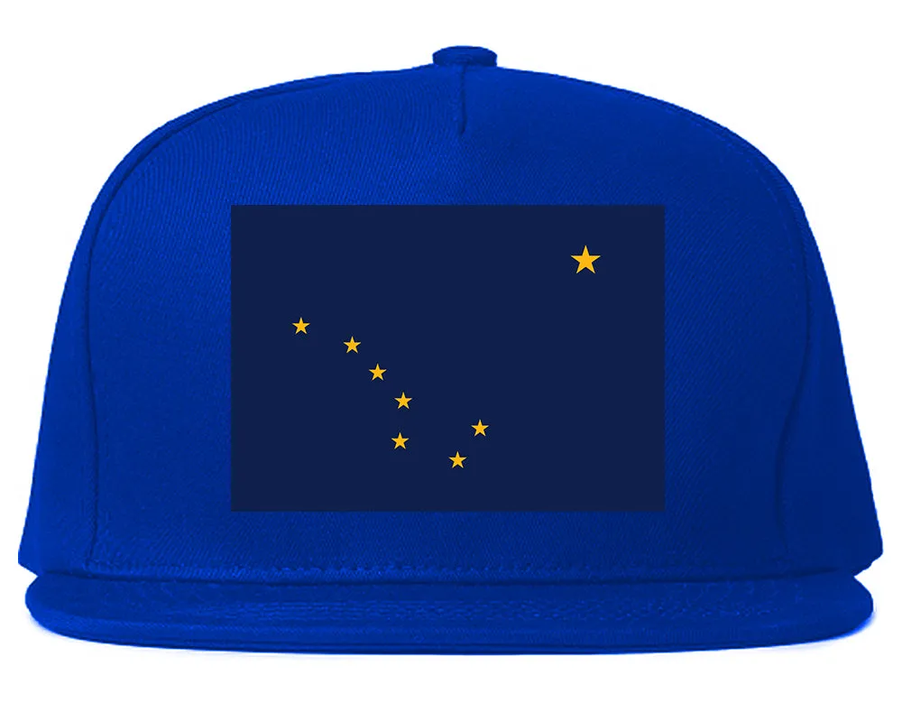 Alaska State Flag AK Chest Mens Snapback Hat