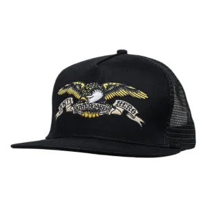 Antihero Embroidered Eagle Trucker Hat Black