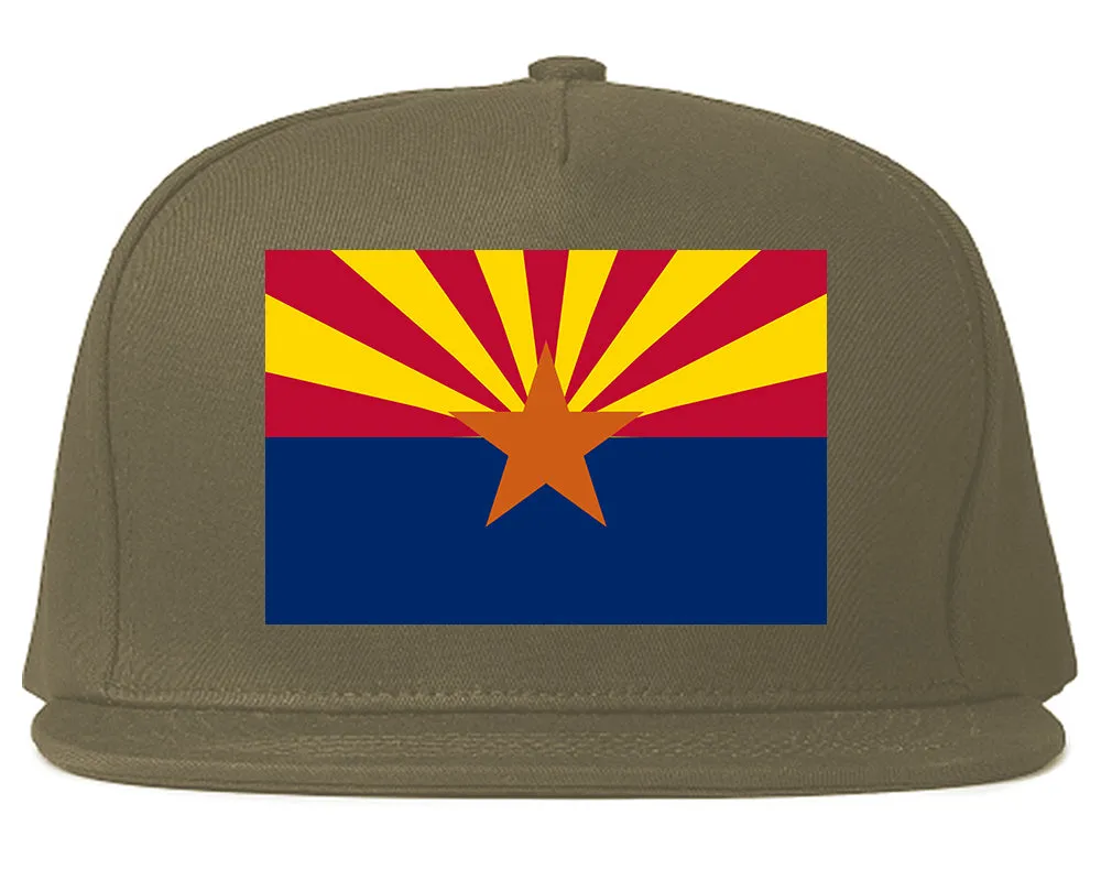 Arizona State Flag AZ Chest Mens Snapback Hat