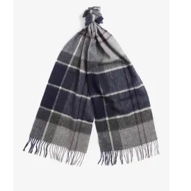 Barbour Carrbridge Tartan Scarf Classic Black Slate Tartan One Size