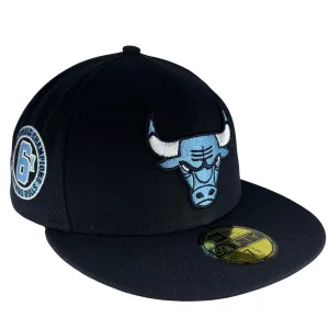 Chicago Bulls Navy Sky New Era 59FIFTY Fitted Hat