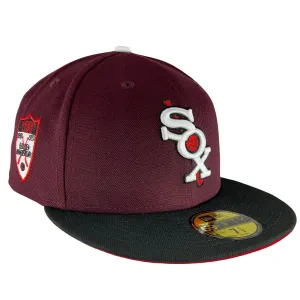 Chicago White Sox Maroon/Black/UV Red New Era 59FIFTY Fitted Hat