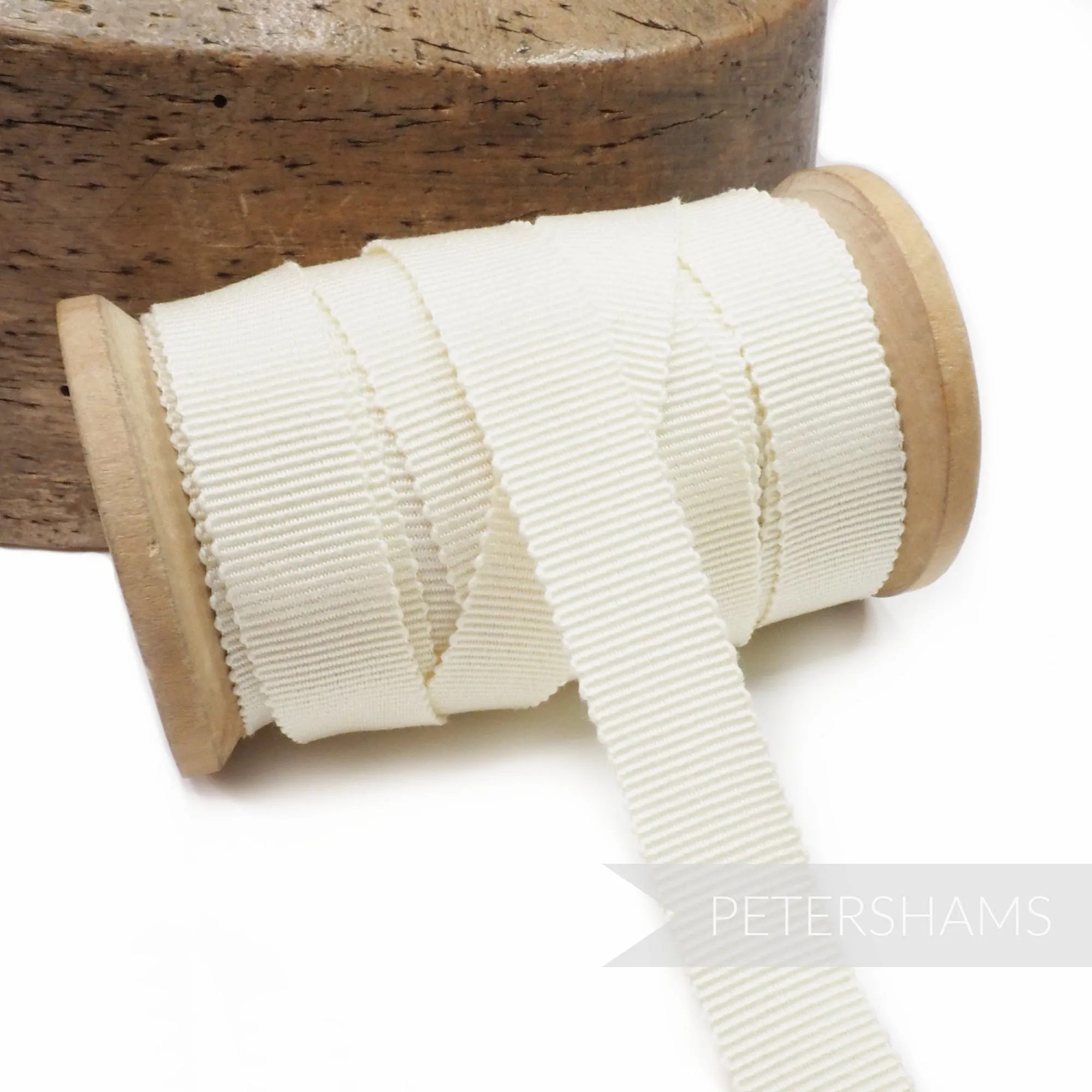 Cotton 15mm No.3 Millinery Petersham Hat Ribbon