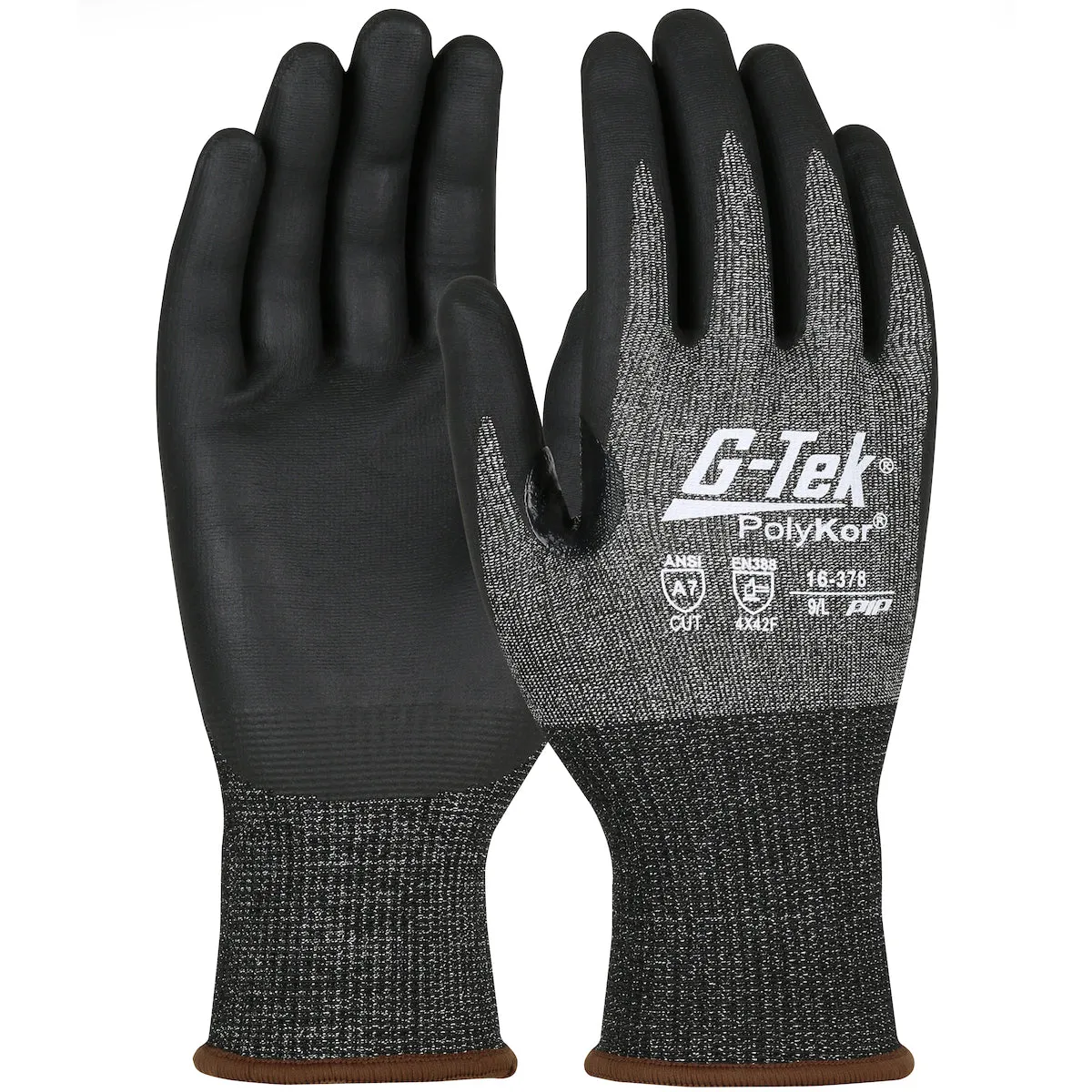 G-Tek PolyKor 16-378 Touchscreen Compatible Seamless Knit Nitrile Coated Foam Safety Glove (One Dozen)