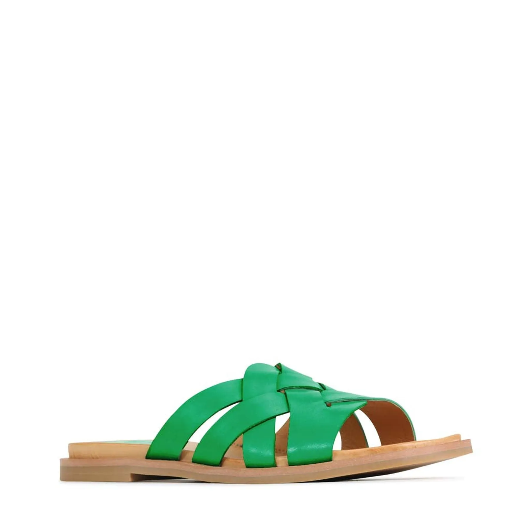 JELSIE SLIDE SANDALS LEATHER