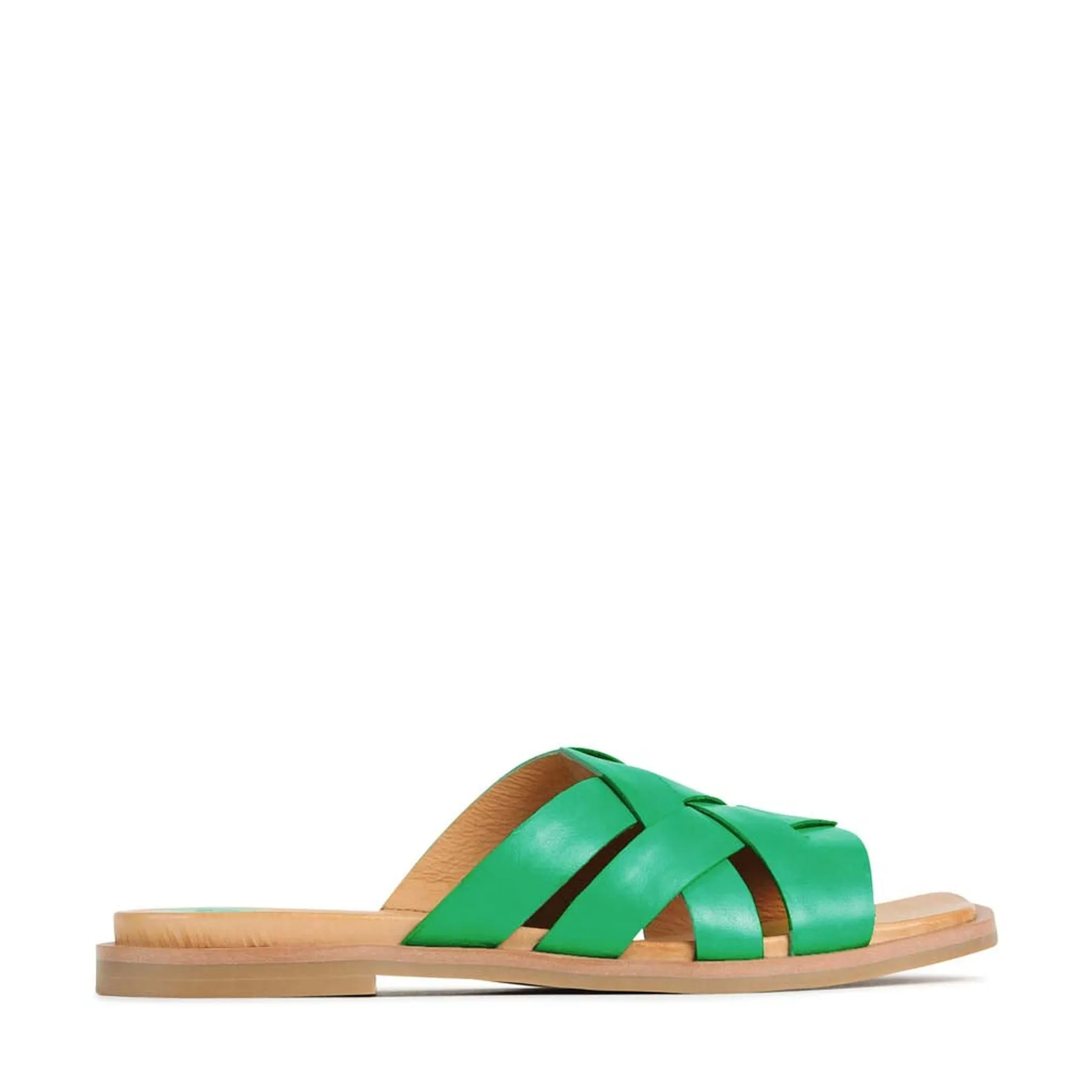 JELSIE SLIDE SANDALS LEATHER