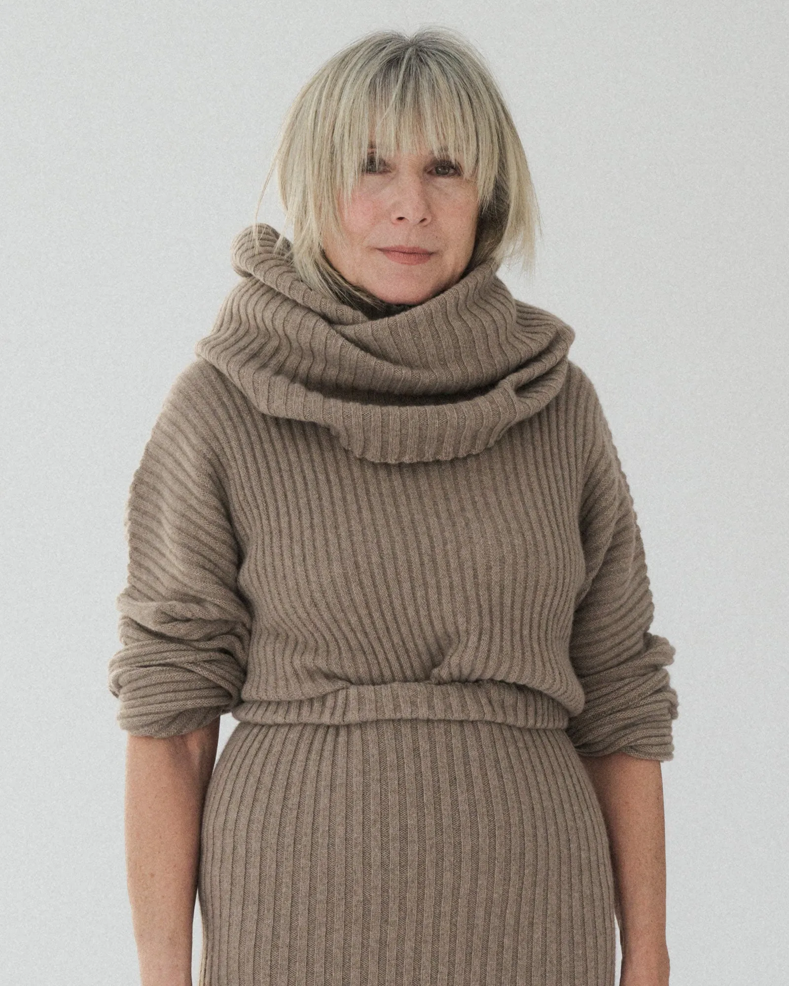 Kai Scarf Roll - Recycled Cashmere - Stoppa Brown