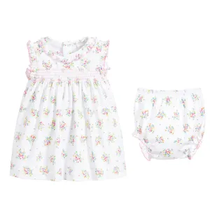 Kissy Kissy Pima Cotton Pansies Dress Set