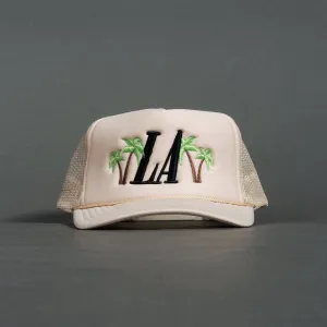 LA Palms Trucker Hat - Tan