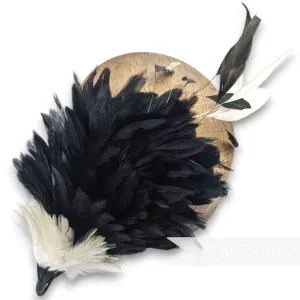 Large Full & Fluffy Coque Feather Hat Mount