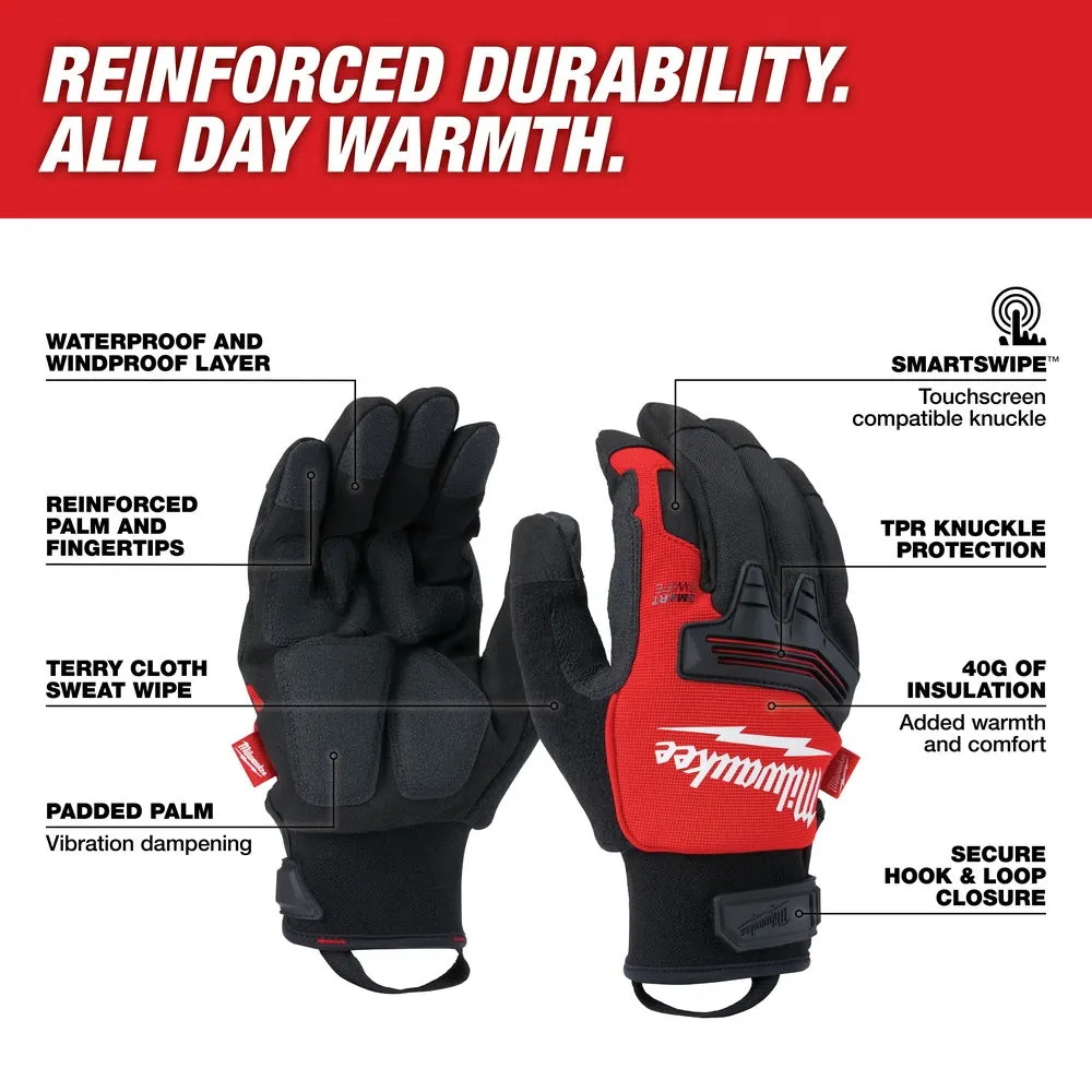 Milwaukee 48-73-0041 Winter Demolition Gloves – Medium