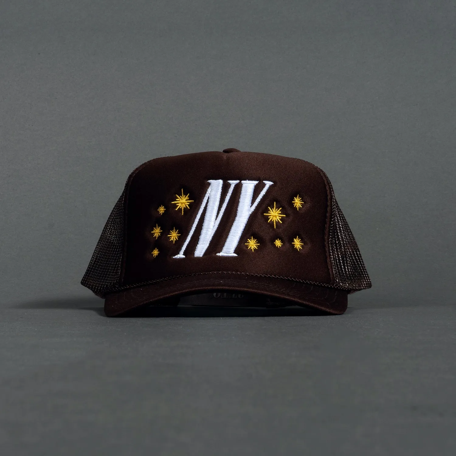 NY Stars Trucker Hat - Brown