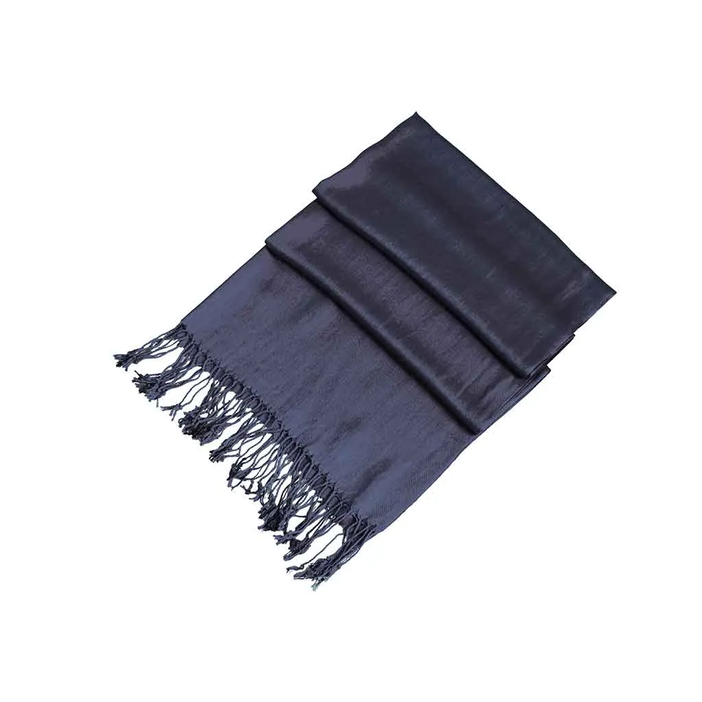 Sakkas Large Soft Silky Pashmina Feel Shawl Wrap Scarf Stole in Solid Colors