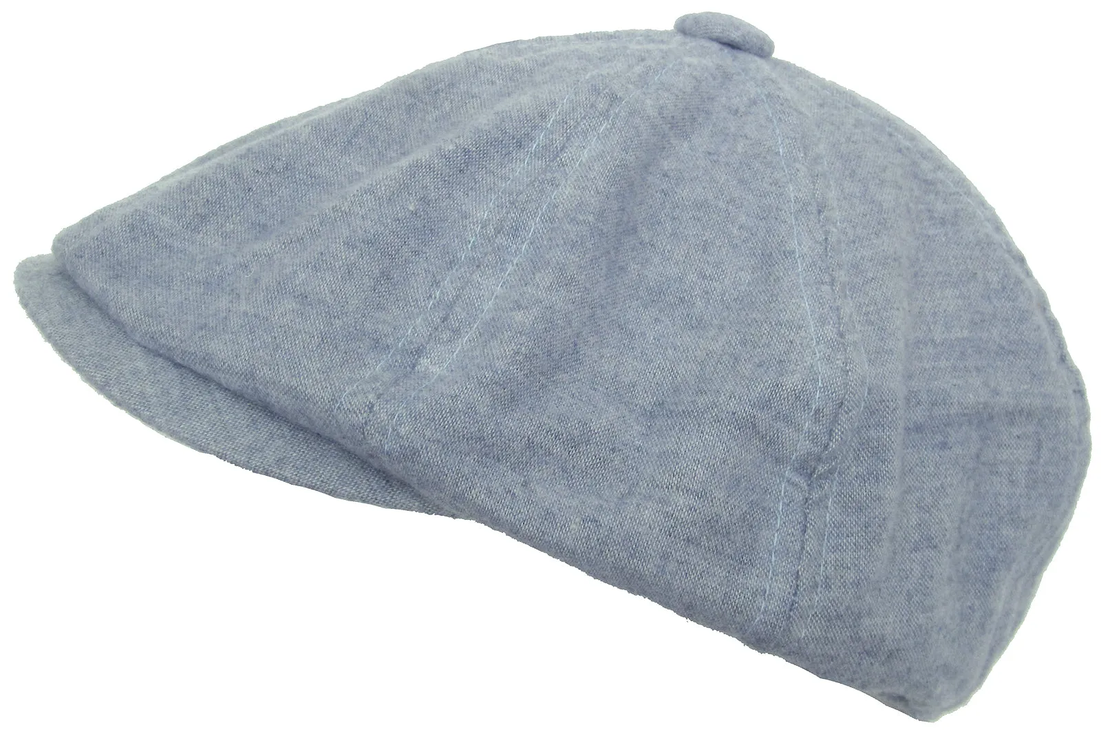 Who Ced Linen 8 Panel Newsboy Cap