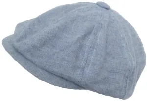 Who Ced Linen 8 Panel Newsboy Cap